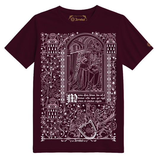 REY GATO - MEDIEVAL - ANIMALES - POLERA