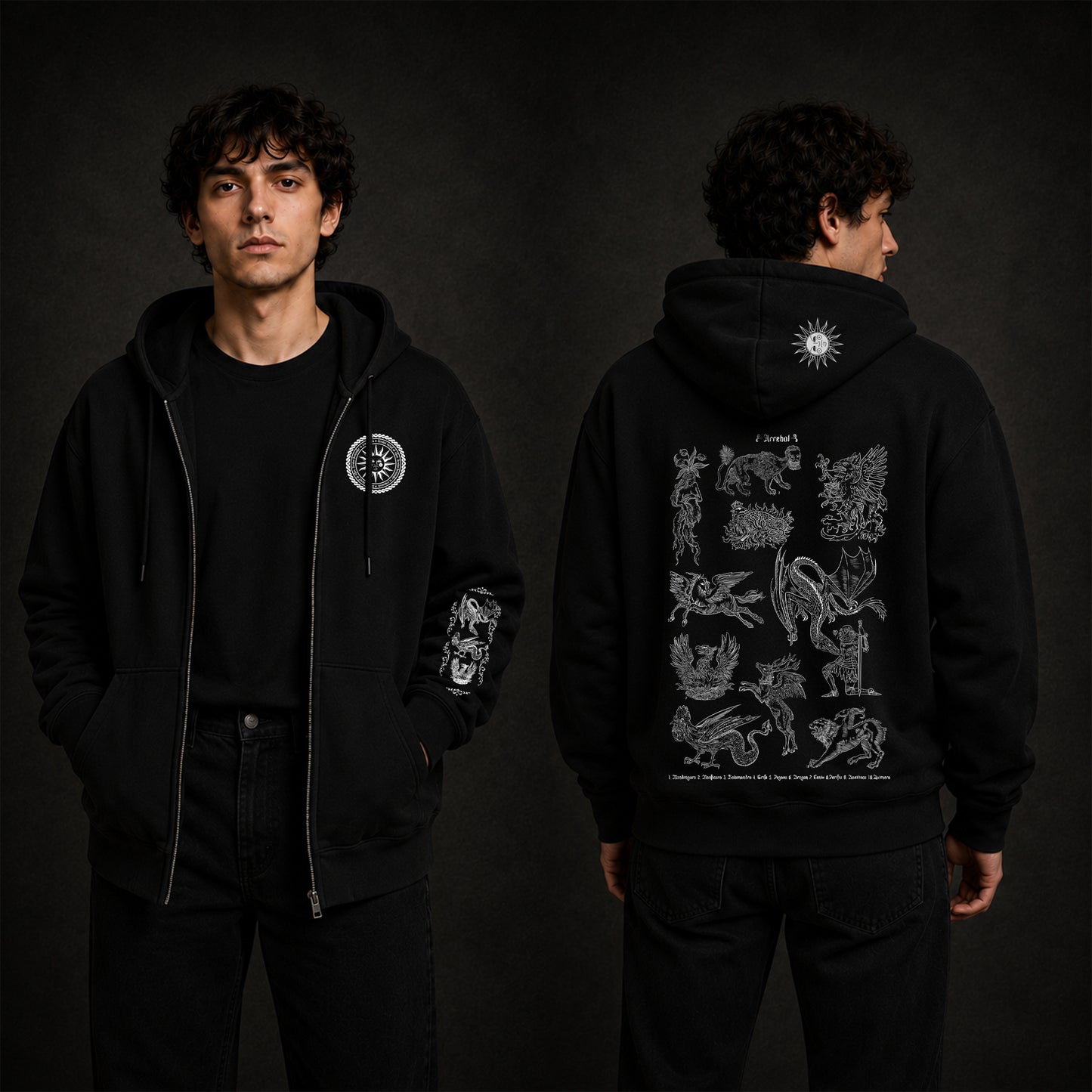 Poleron Cierre Bestias (Unisex)