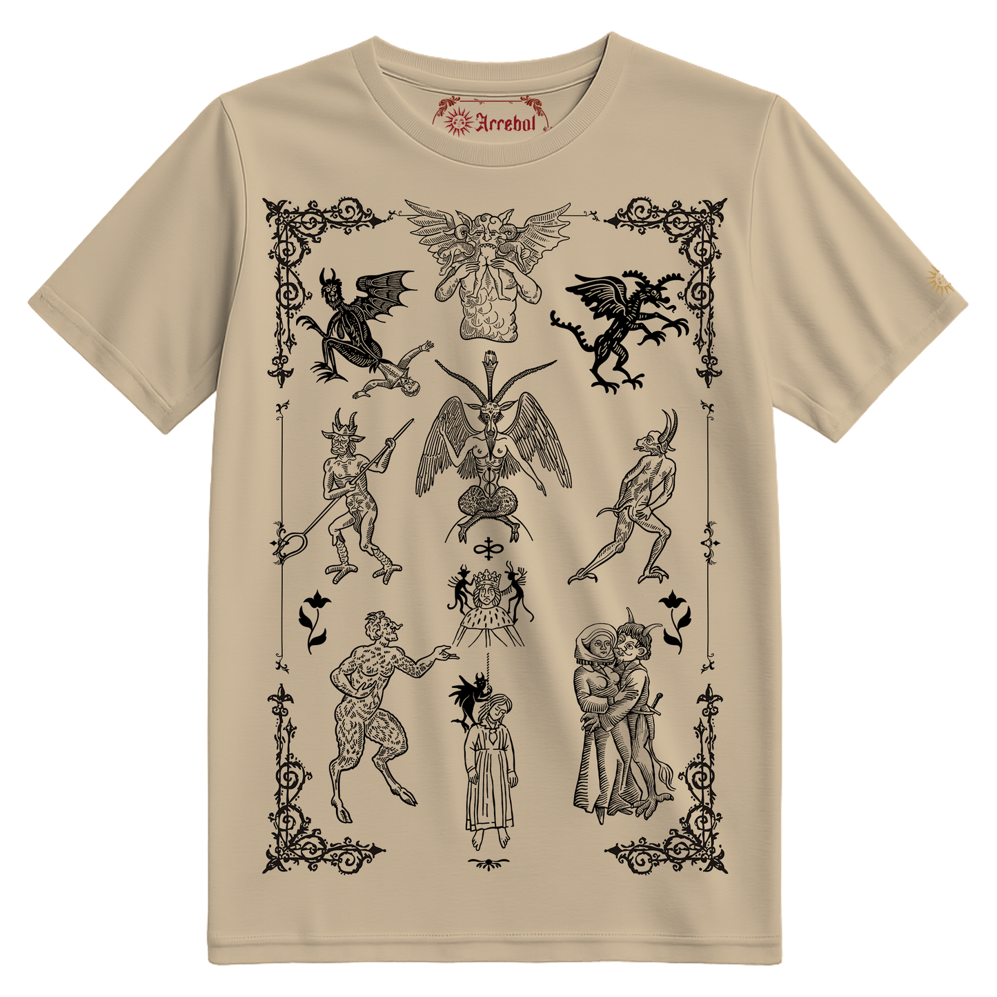 DEMONIOS - MEDIEVAL - POLERAS