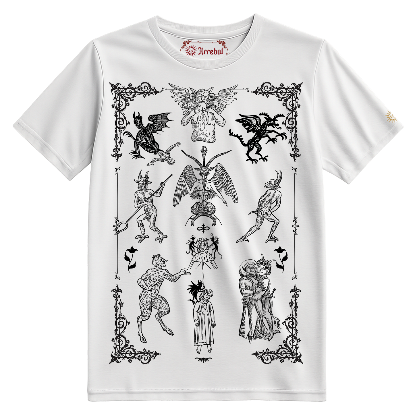 DEMONIOS - MEDIEVAL - POLERAS