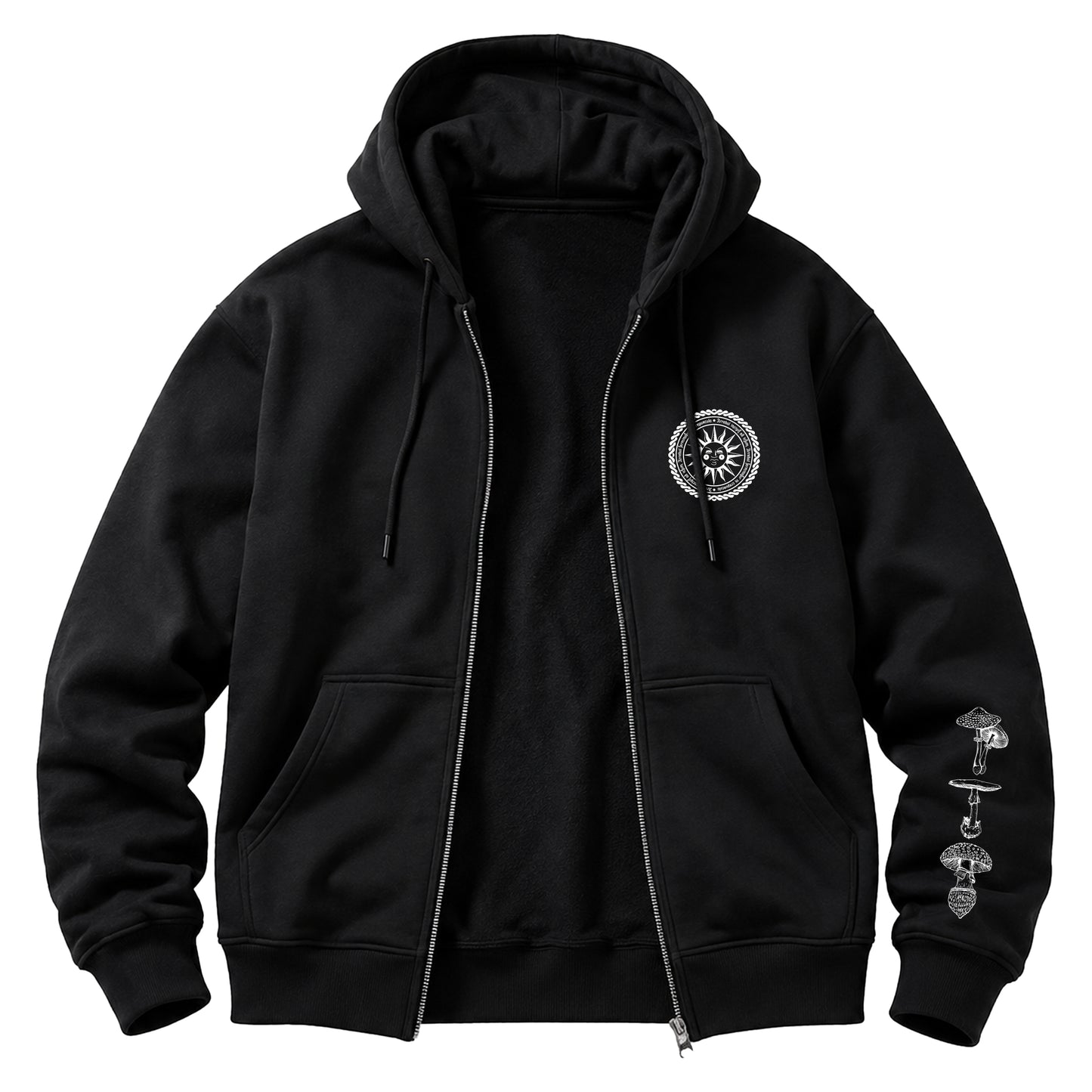 Poleron Cierre Hongos (Unisex)
