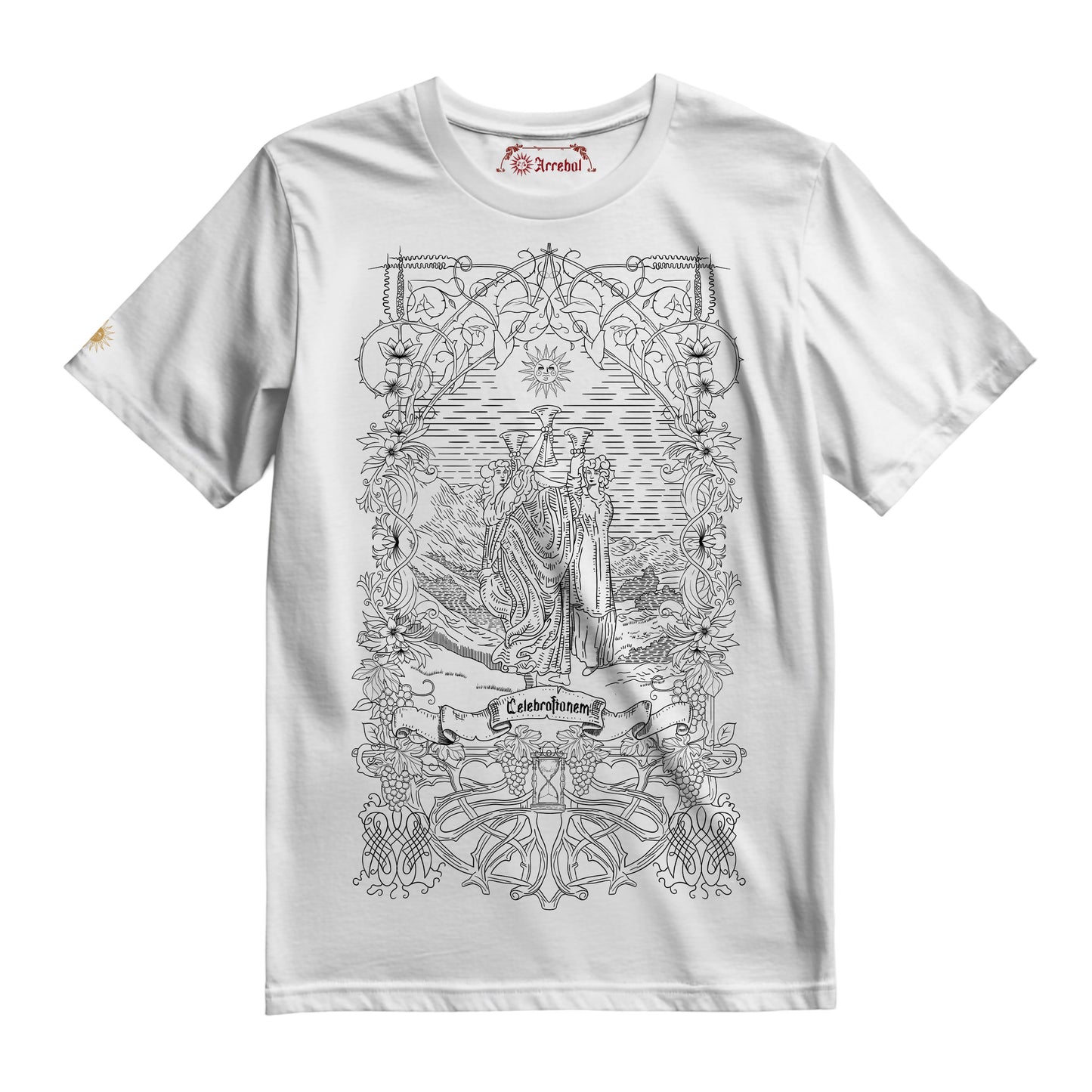 TRES COPAS - TAROT - POLERA