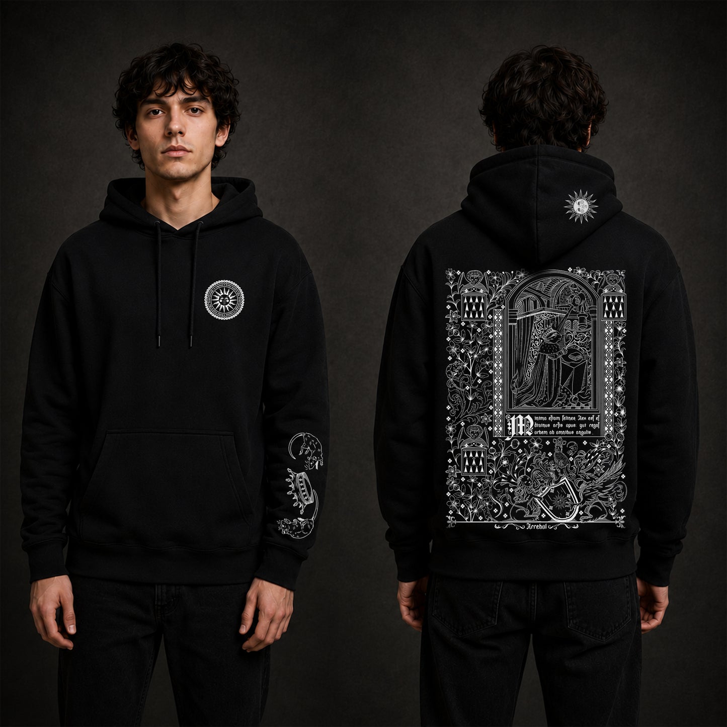 Poleron Gato Rey (Unisex)